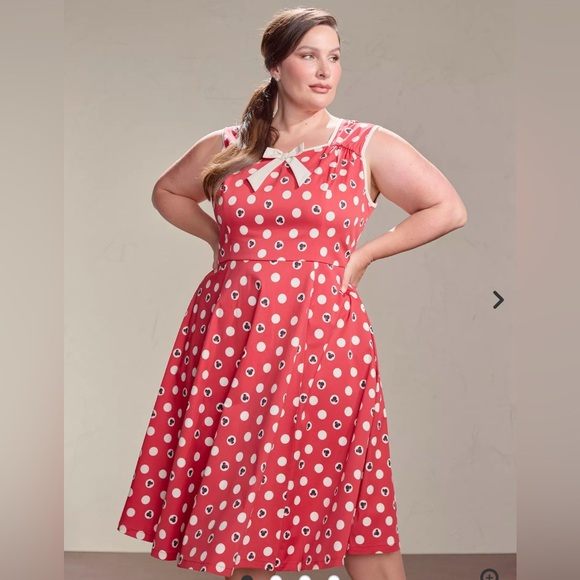 Disney Dresses & Skirts - Minnie Mouse polka dot retro dress